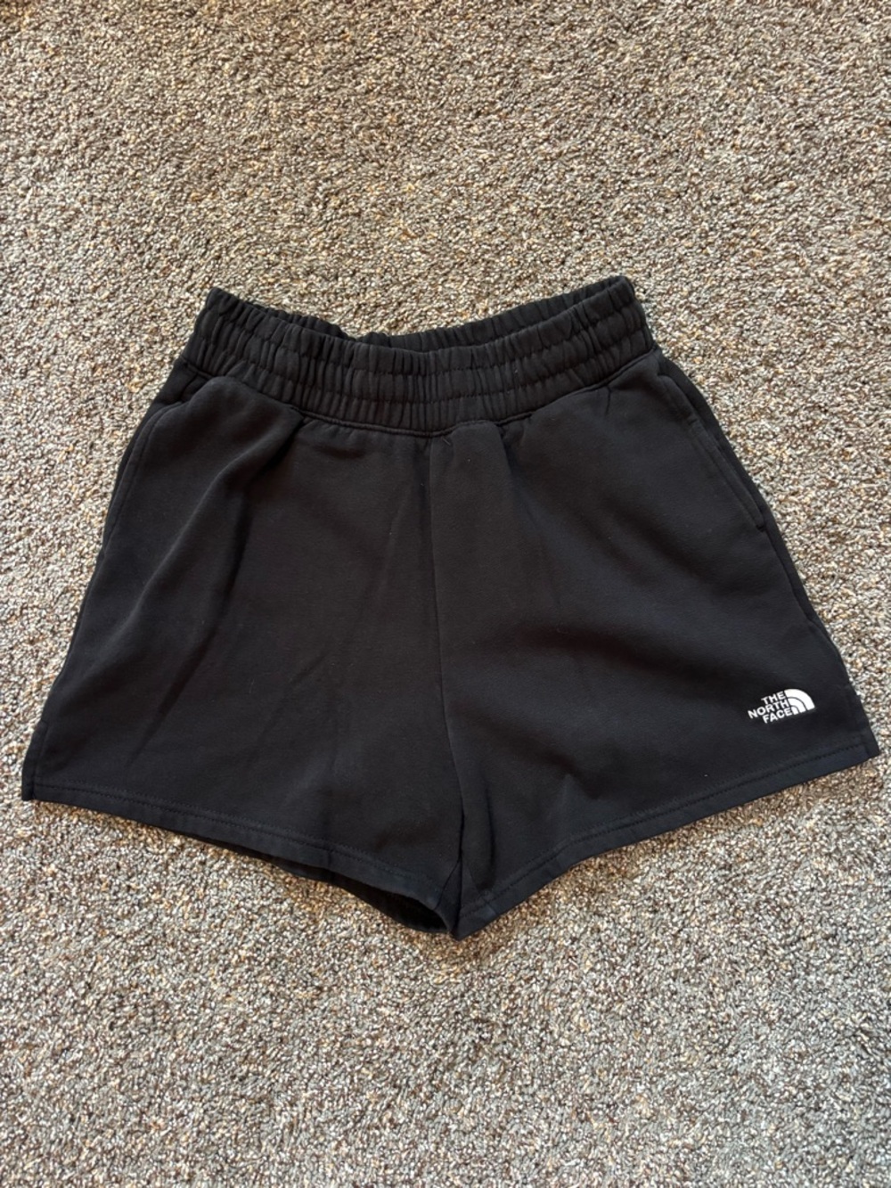 The North Face Women's Black Athletic Elastic-Waist Shorts